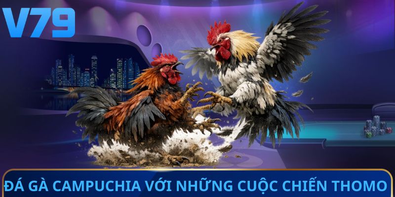Đá gà Campuchia với những cuộc chiến Thomo trực tiếp